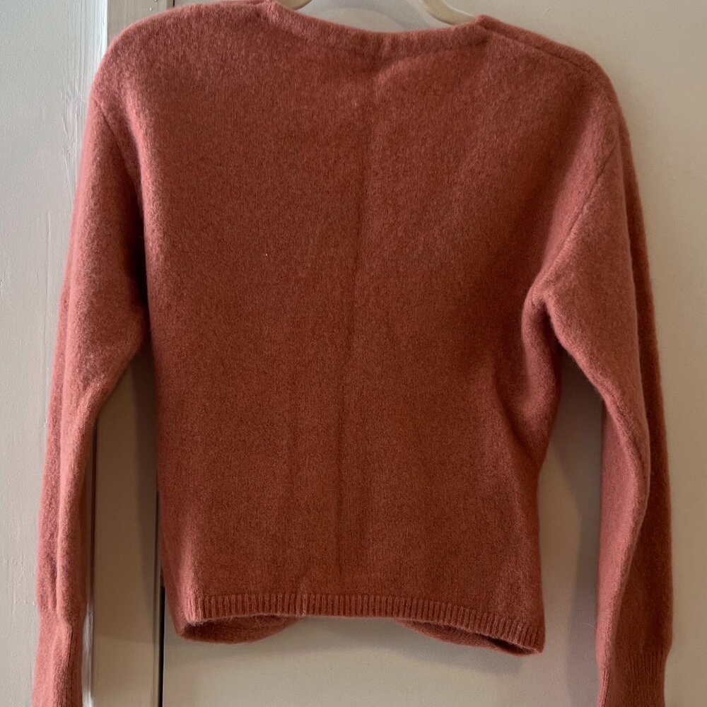 Women's Cinq a Sept Casual Pink Wool Sweater - Size Small - Picture 3 of 4